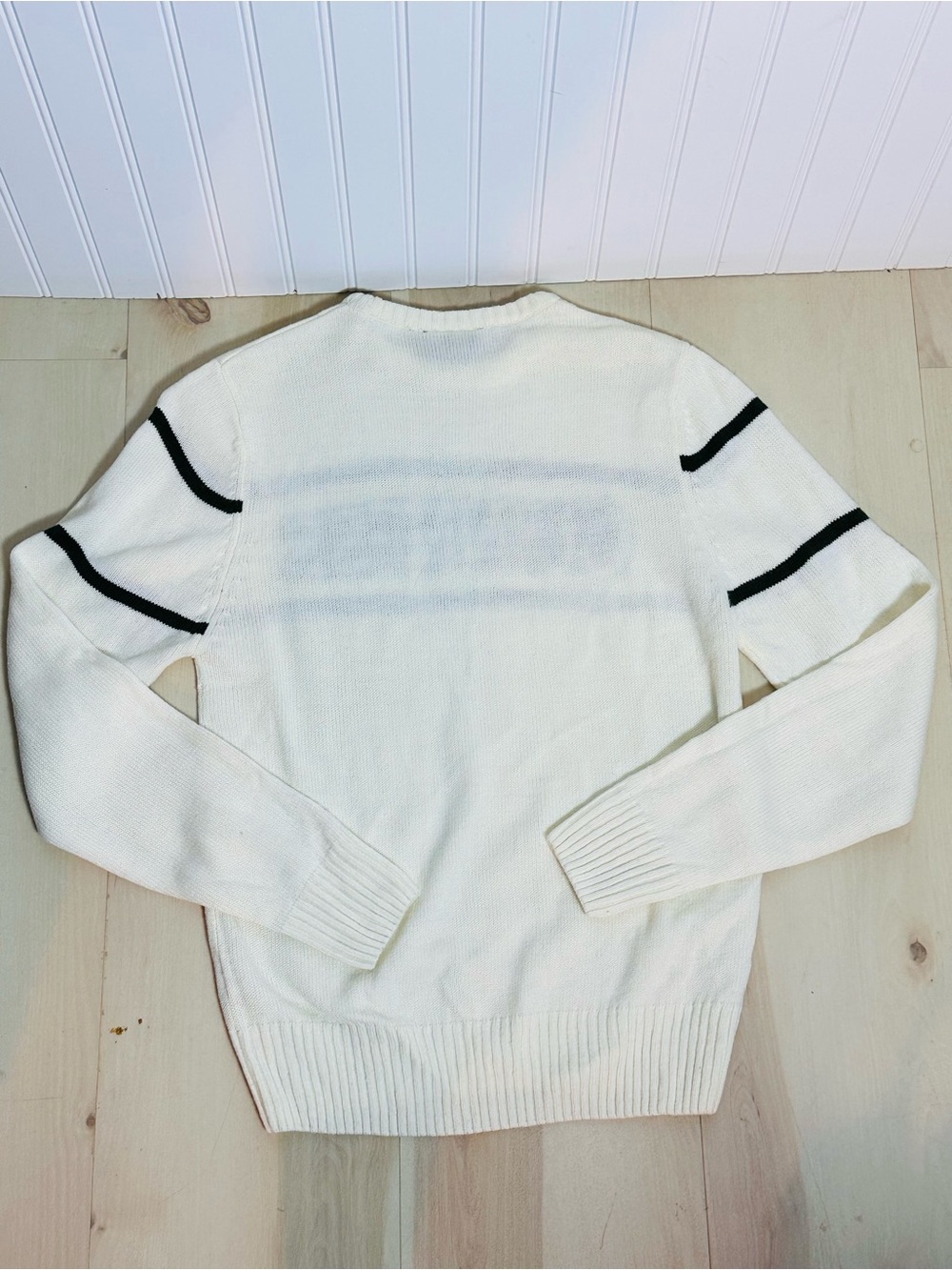 Guinness Crew Neck Knit Unisex Sweater in cream XS - Picture 7 of 10